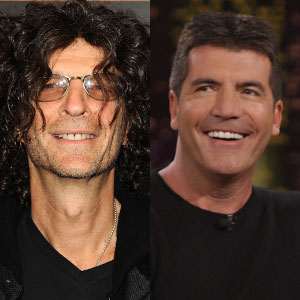Howard Stern, Simon Cowell Howard Stern, Simon Cowell
